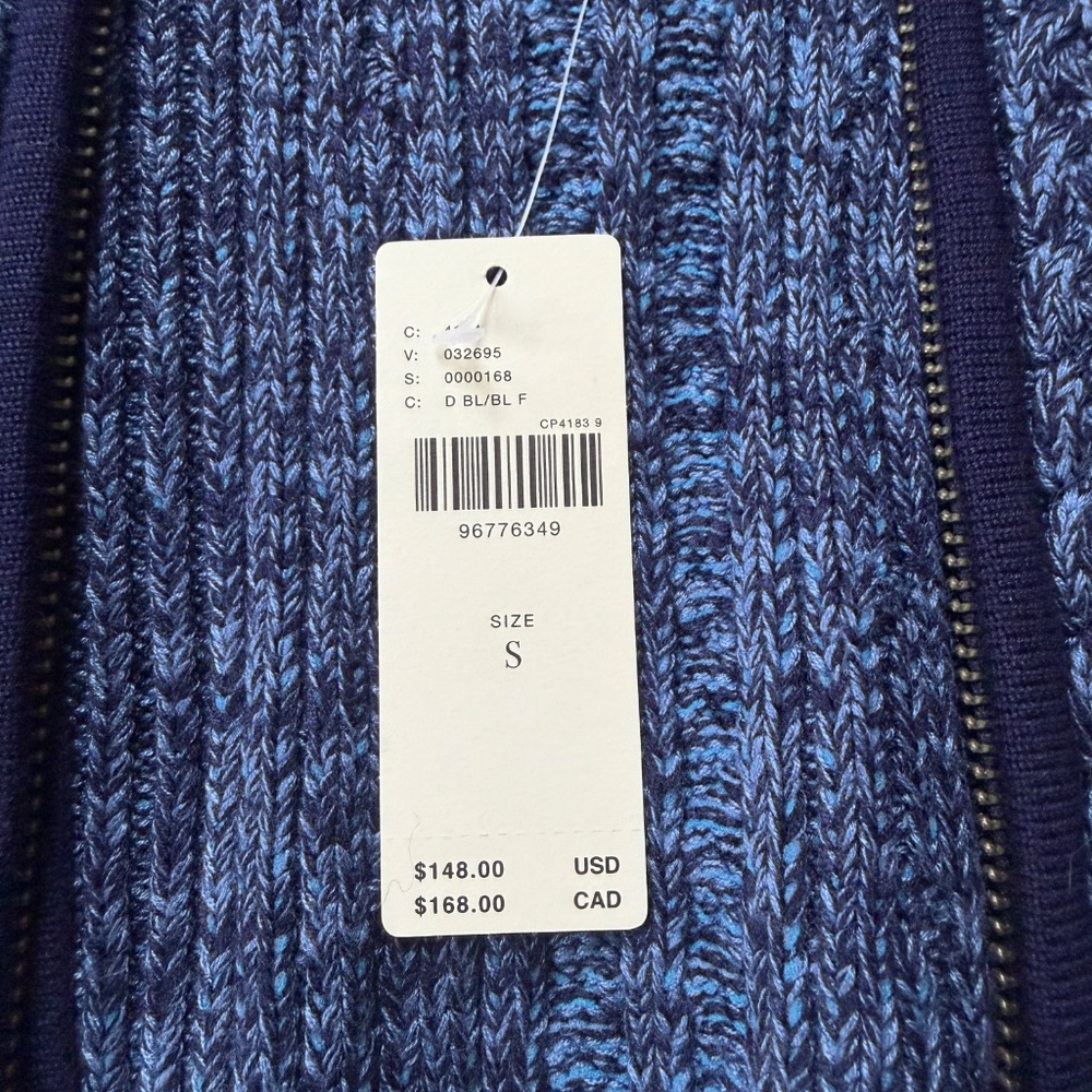 Pilcro Scoop-Neck Zip-Front Corset Sweater - Picture 2 of 5